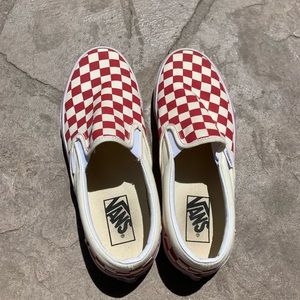 red checkered vans